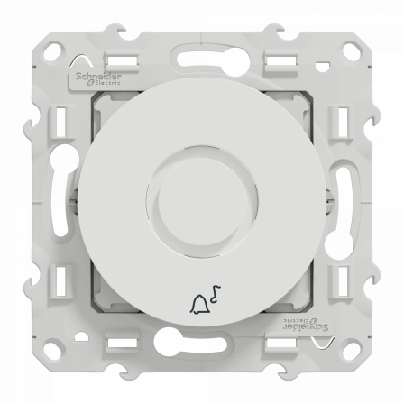 Odace - sonnette électronique - blanc - 5 tonalités - 230V