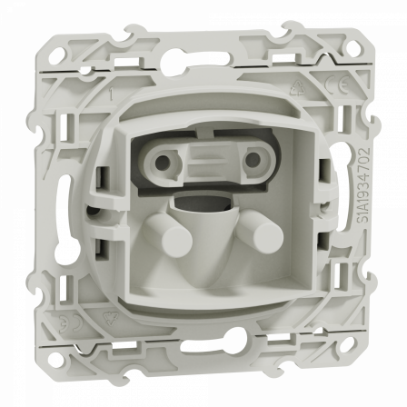 Odace - sortie de câble - blanc - serre câble 6 à 12 mm2