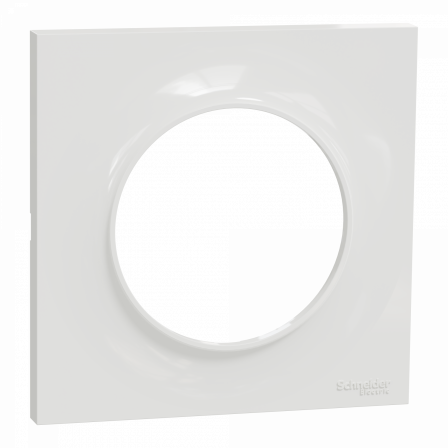 Odace Styl - plaque 1 poste blanc