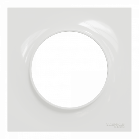 Odace Styl - plaque 1 poste blanc