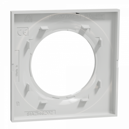 Odace Styl - plaque 1 poste gris pierre