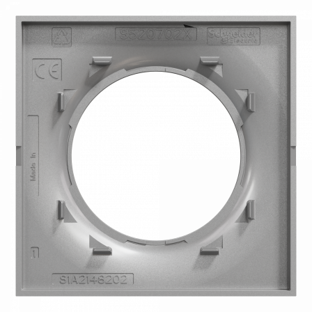 Odace Styl - plaque 1 poste aluminium