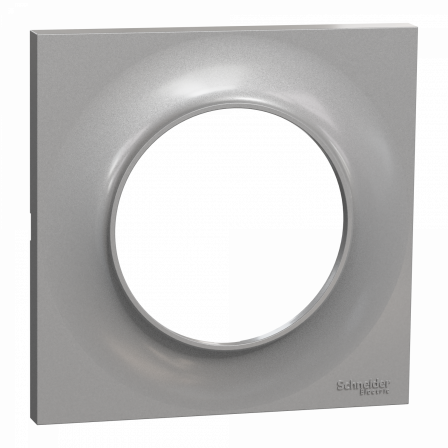 Odace Styl - plaque 1 poste aluminium