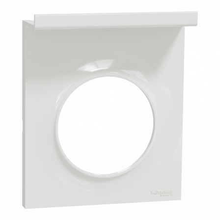 Odace Styl Pratic - plaque support téléphone mobile 1 poste blanc