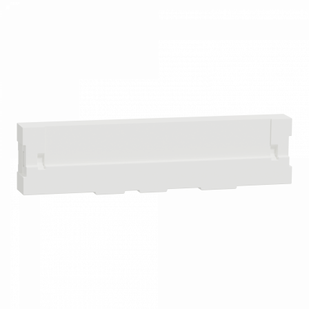 Odace Styl Pratic - plaque porte etiquette avec bloc lumineux 1 poste blanc