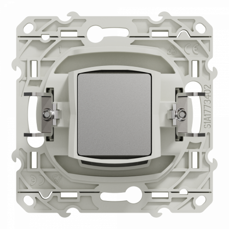 Odace - prise TV - blanc - griffes montées