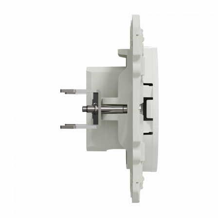 Odace - prise TV - blanc - griffes montées