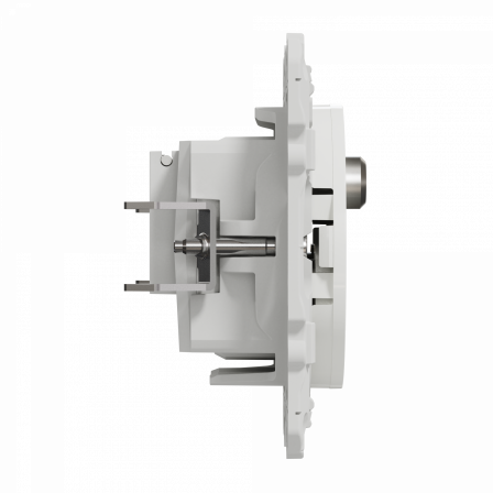 Odace - prise TV/FM/SAT - blanc - 1 entrée - griffes montées