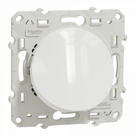 Odace - sortie de câble - blanc - griffes montées - 6 à 12 mm2