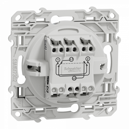 Odace - permutateur - aluminium - 10A