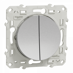 Odace - double va-et-vient - aluminium  - connexion rapide