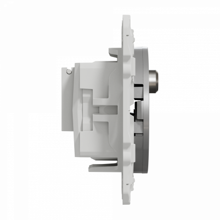 Odace - prise TV/FM/SAT - aluminium - 1 entrée