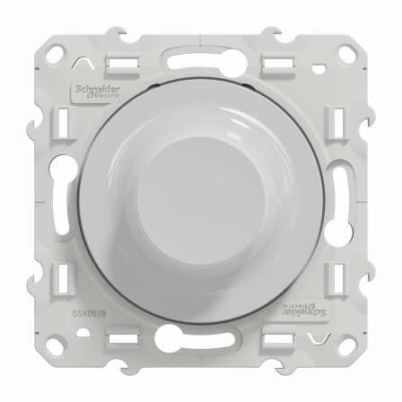 Odace - variateur de lumière universel  en 2 ou 3 fils 3W-100W (LED) - aluminium