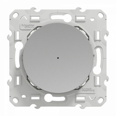 Wiser Odace - variateur poussoir - 2 fils - zigbee - alu