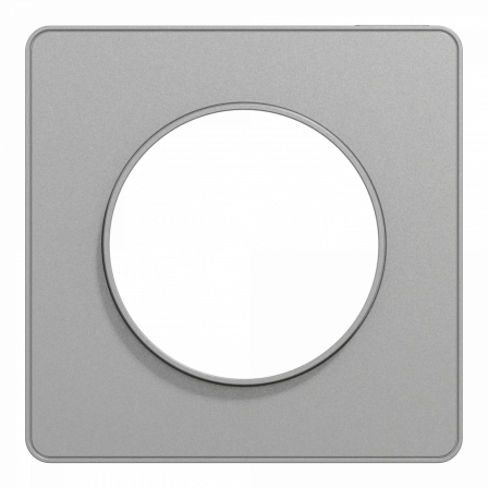 Odace Touch - plaque 1 poste aluminium