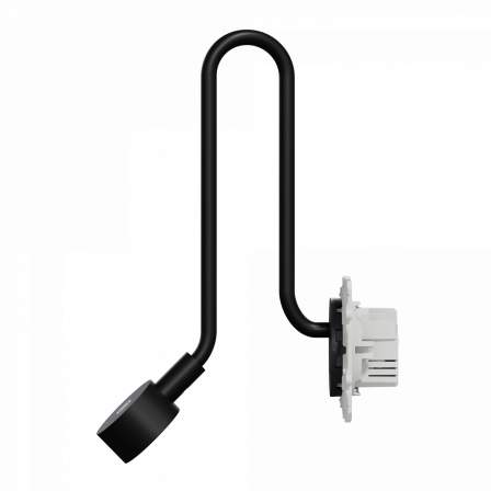 Odace - liseuse - avec prise USB-A - 2,1A - anthracite