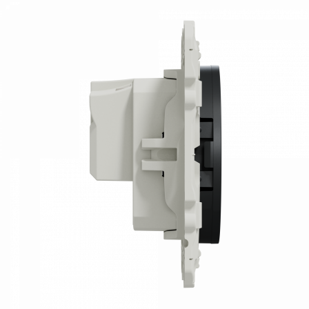 Odace - prise de courant 2P - anthracite - connexions à vis