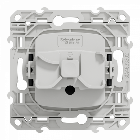 Odace - prise de courant 2P+T - anth. - à vis - 4 connexions rapides par pôle