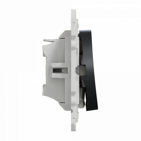 Odace - poussoir lumineux - anthracite - 10A - voyant LED bleu 0,15mA