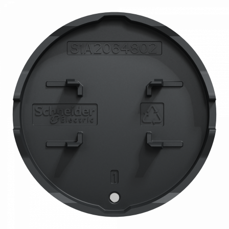 Odace - enjoliveur anthracite - livré sans LED