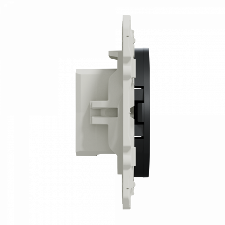 Odace - prise TV simple - anthracite - fixation par vis