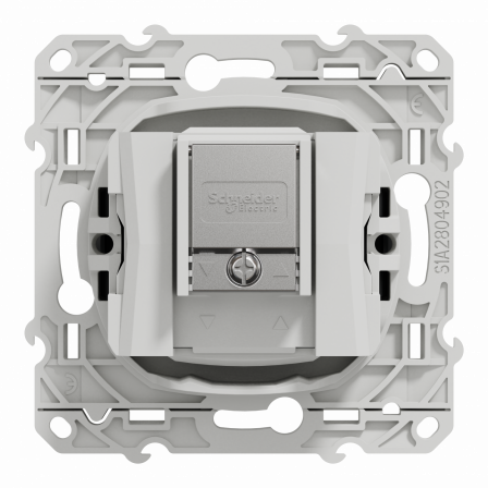 Odace - prise TV/FM - anthracite - individuelle