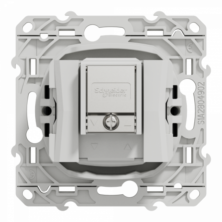 Odace - prise TV/FM/SAT - anthracite - 1 entrée