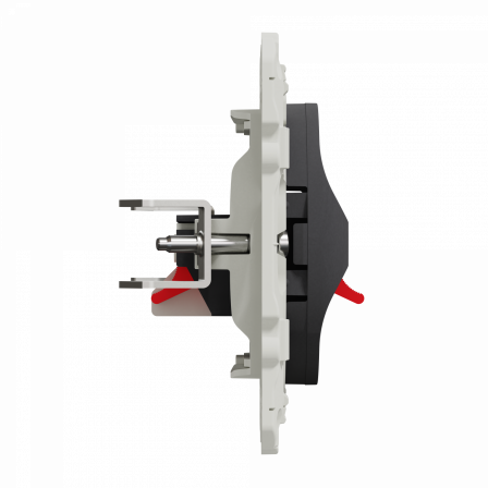 Odace - prise haut parleur - 1 sortie - anthracite