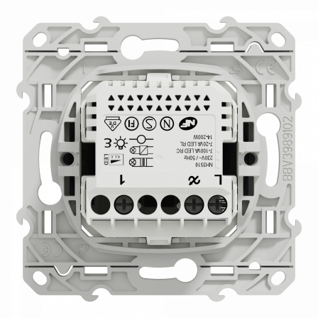 Wiser Odace - variateur rotatif LED - 2 fils - zigbee - anthracite