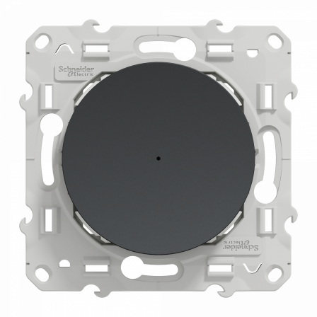 Wiser Odace - variateur poussoir - 2 fils - zigbee - anthracite