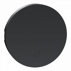 Odace anthracite - enjoliveur seul va-et-vient et poussoir