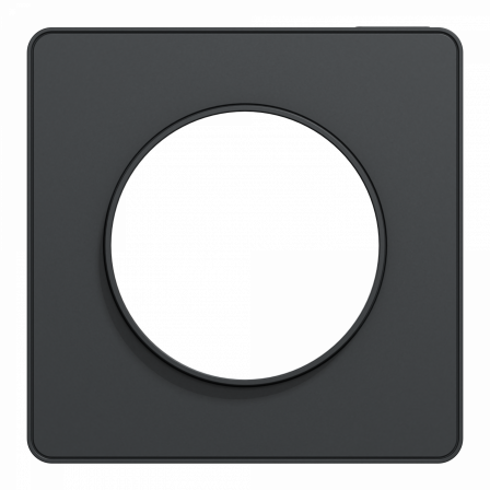 Odace Touch - plaque 1 poste anthracite