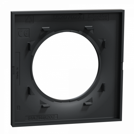 Odace Styl - plaque 1 poste anthracite