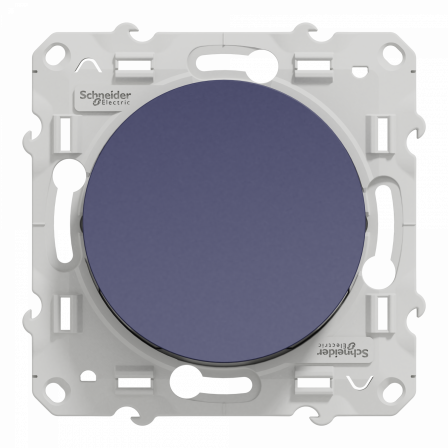 Odace - va-et-vient lumineux ou témoin - cobalt - 10A - LED orange 1,5mA