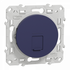 Odace - prise RJ45 cat.6 STP - grade 2TV min à grade 3TV (+ multi) - cobalt