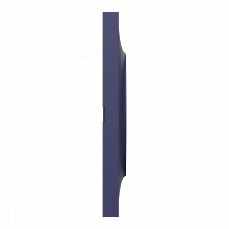 Odace Styl - plaque 1 poste bleu cobalt