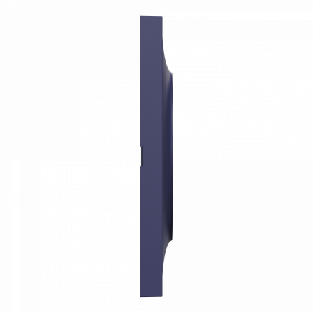 Odace Styl -  plaque 2 postes horizontaux ou verticaux entraxe 71mm bleu cobalt