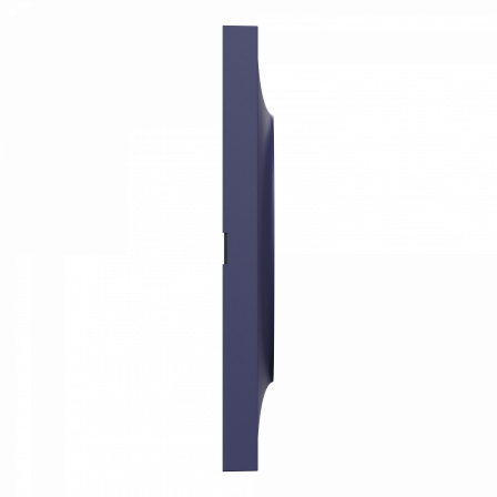 Odace Styl -  plaque 4 postes horizontaux ou verticaux entraxe 71mm bleu cobalt