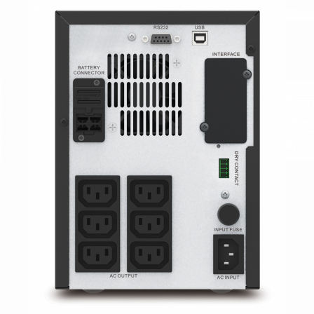 Easy UPS SMVS - onduleur 1 ph tour line-interactive - 230V - 1,5kVA - 6PC CEI
