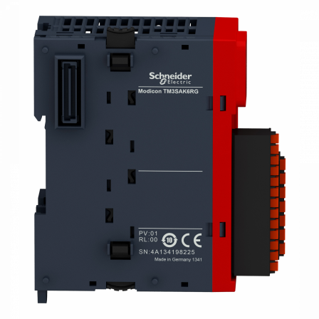 Modicon TM3 - module sécu. ctrl AU/inter/barr/tapis - cat.4 SIL3 - 24VCC - ress.