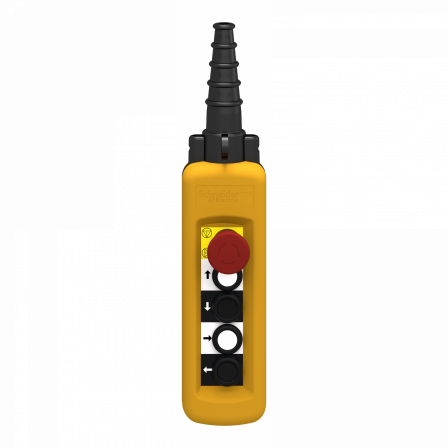 Harmony XACA - boîte pendante - 4 poussoirs 1 arrêt d'urgence