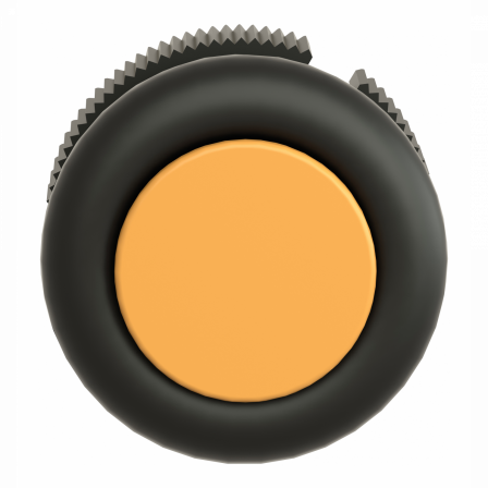 Harmony XAC - tête bouton poussoir - capuchonné - jaune