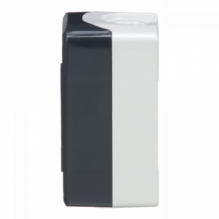 Harmony XAL - boite 2trous Ø22 - couvercle gris foncé - fond gris clair - UL/CSA