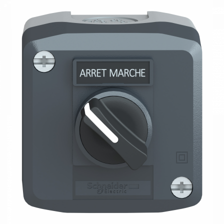 Harmony boite - 1 bouton tournant Ø22 à manette - 1F