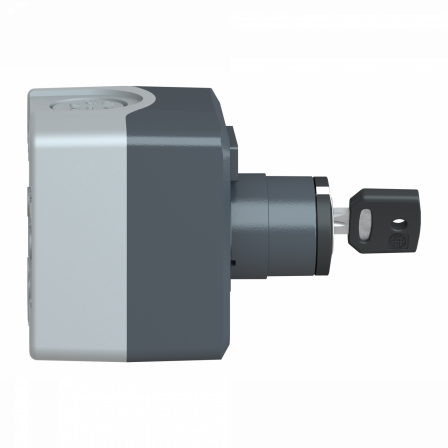 Harmony boite - 1 bouton tournant Ø22 à clé - 1F