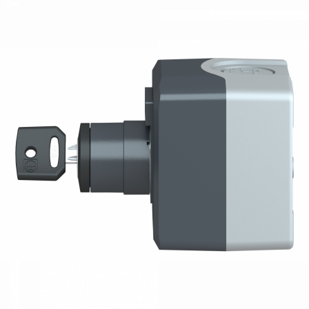 Harmony boite - 1 bouton tournant Ø22 à clé - 1F