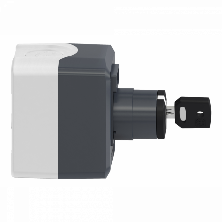 Harmony boite - 1 bouton tournant Ø22 à clé - 1F