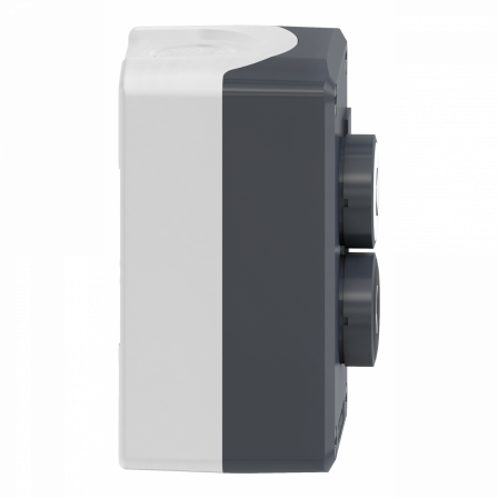 Harmony boite - 2 boutons poussoirs Ø22 - blanc /noir