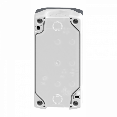 Harmony boite - 3 boutons poussoirs Ø22 - blanc /coup de poing rouge Ø30 /noir