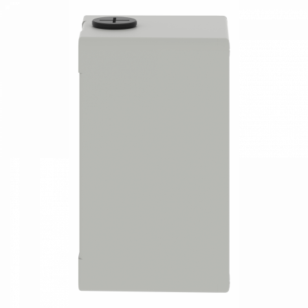 Boite métal vide grise - M20 x2 - 2 trous 22 mm - 80x130x77 mm - UL cULus